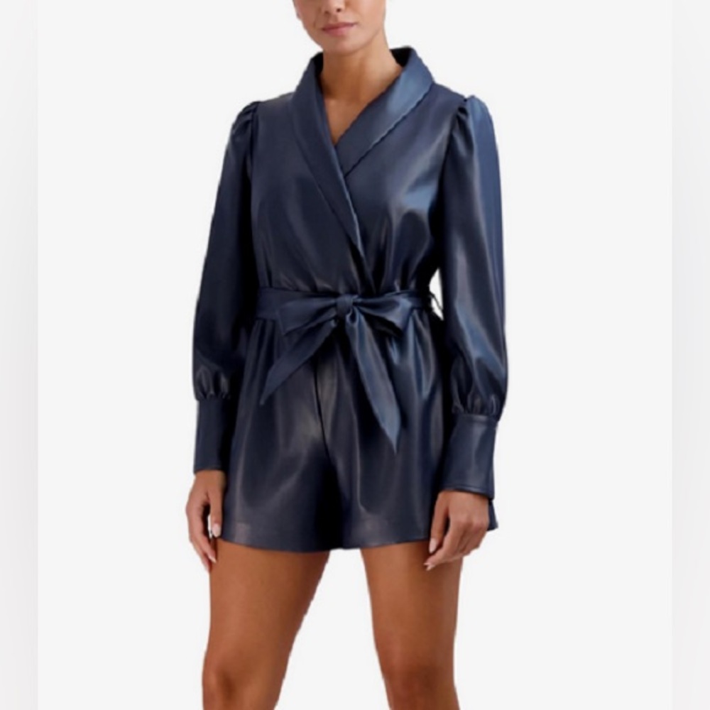 NWT BCBGeneration navy romper, size XXS